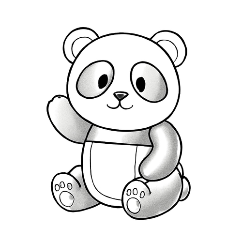 Gấu trúc tô màu cho bé 2025 - Hình tô màu PDF miễn phí