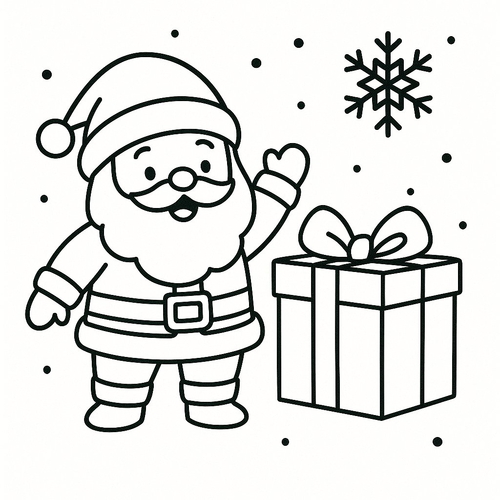 Hình tô màu Noel cho bé 2025 | Tải PDF miễn phí