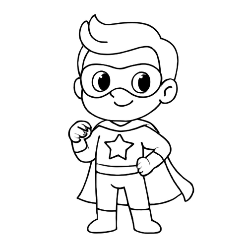 55+ Hình Tô màu Siêu nhân cho bé phát triển trí não 2025