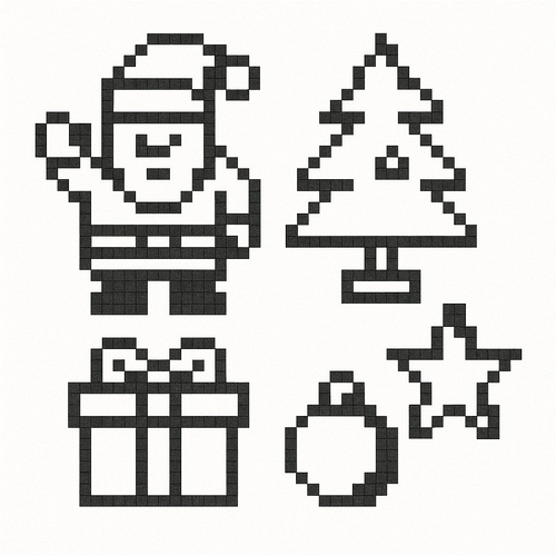 Hình tô màu Noel cho bé 2025 | Tải PDF miễn phí