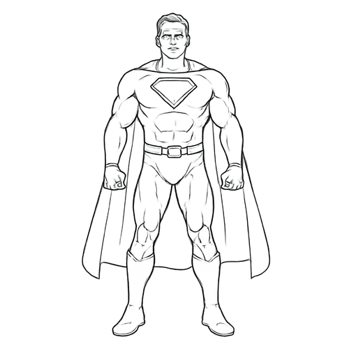 55+ Hình Tô màu Siêu nhân cho bé phát triển trí não 2025