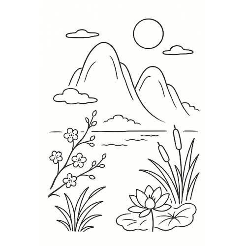 Tranh tô màu theo mẫu cho bé 2025 | Tải PDF miễn phí