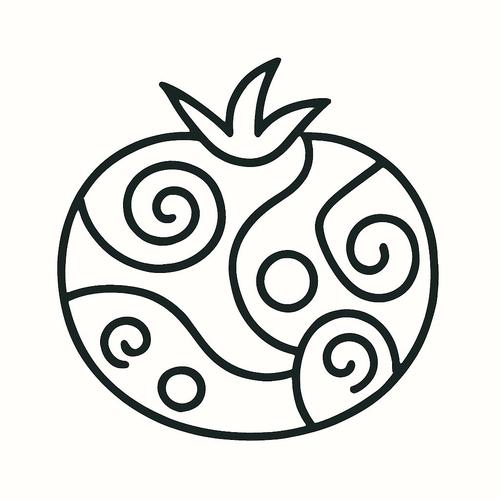 Tranh tô màu quả cà chua cho bé 2025 | Tải PDF miễn phí