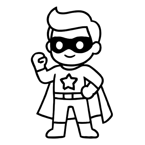 55+ Hình Tô màu Siêu nhân cho bé phát triển trí não 2025