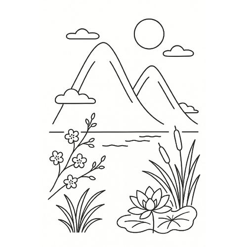 Tranh tô màu theo mẫu cho bé 2025 | Tải PDF miễn phí