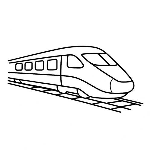 Tranh tô màu tàu hỏa đẹp cho bé tải miễn phí 2025