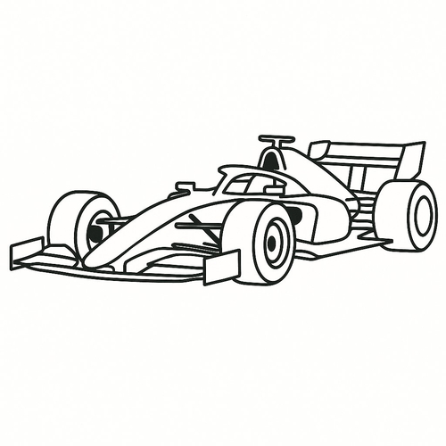 Hình tô màu xe cho bé 2025 - PDF miễn phí