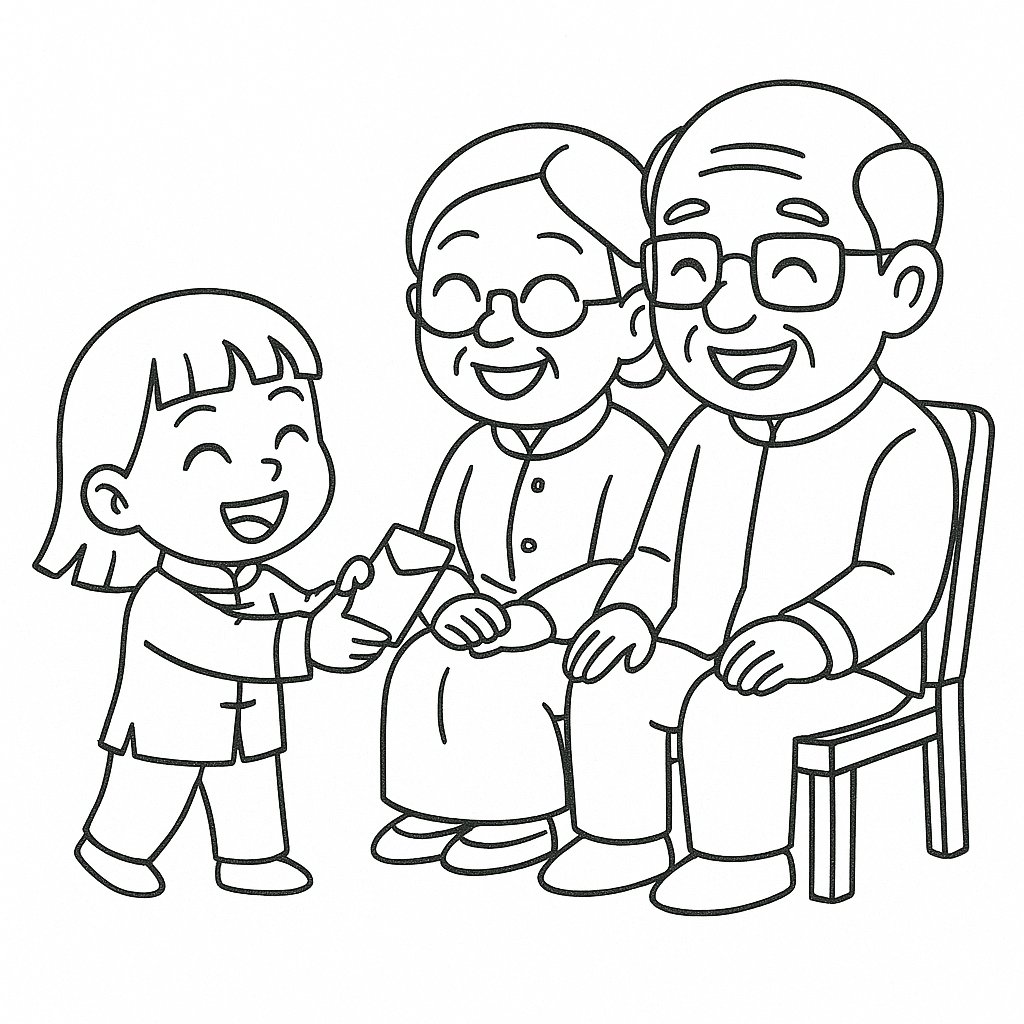 Bé mừng tuổi lì xì