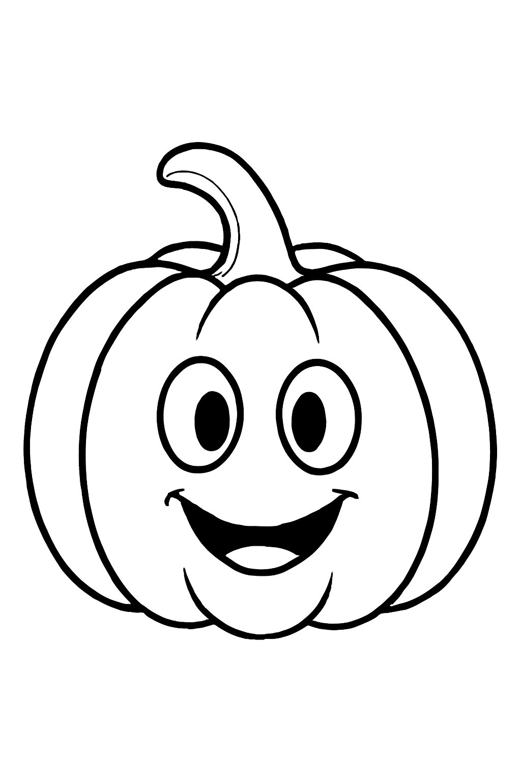 Tô màu quả bí ngô cho bé đẹp nhất 2025