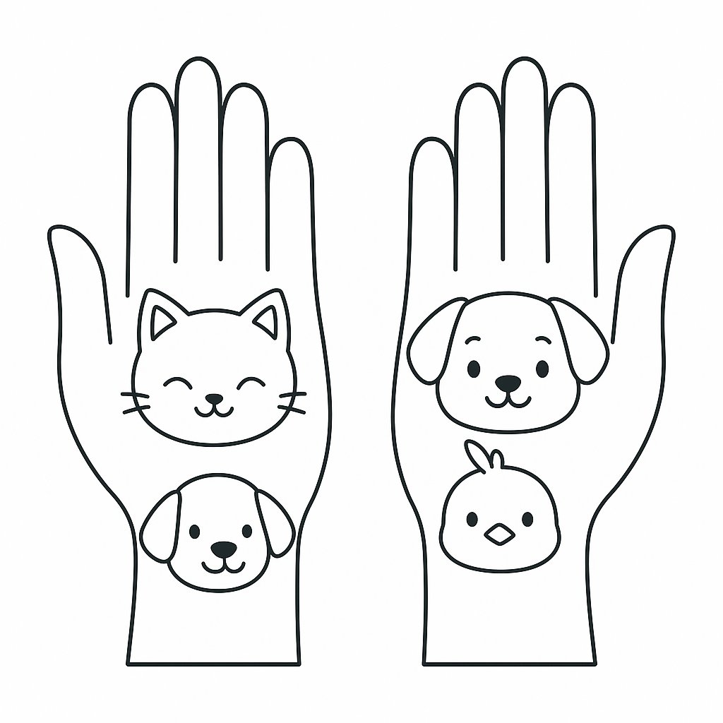 Đôi bàn tay động vật