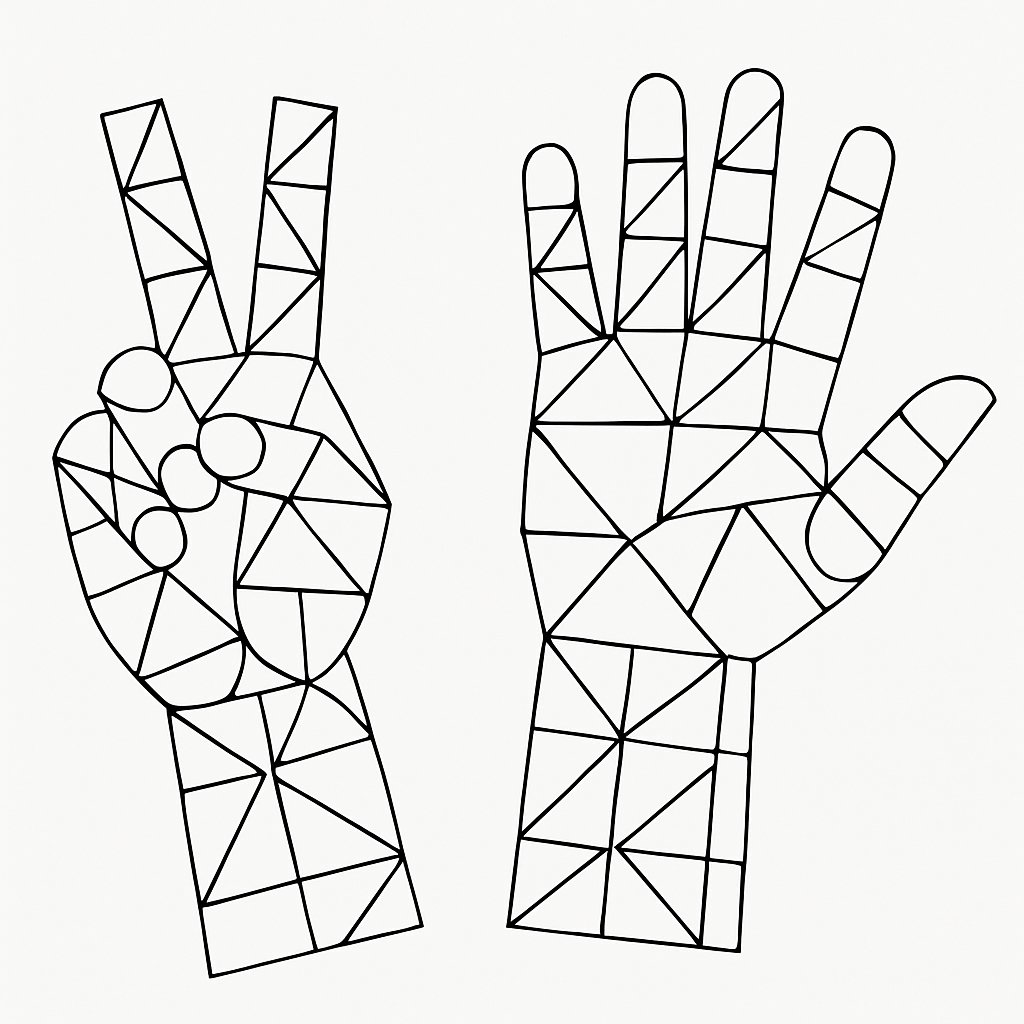 Đôi bàn tay hình học