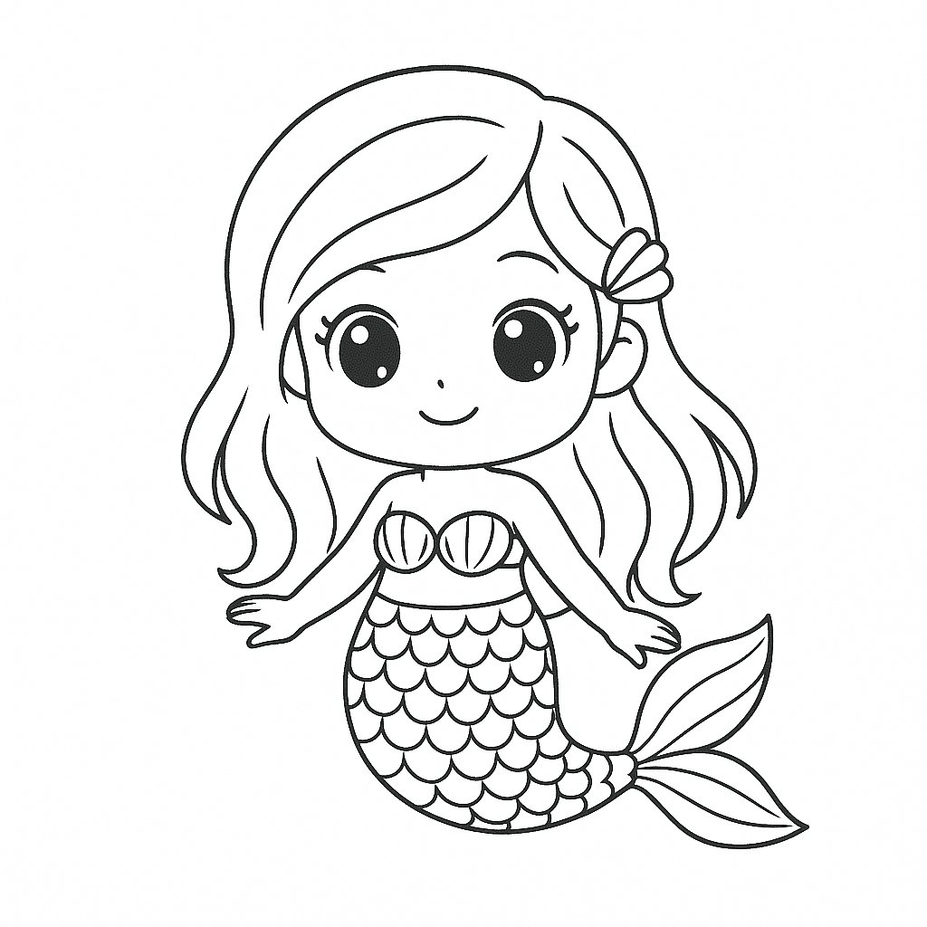 Nàng tiên cá chibi