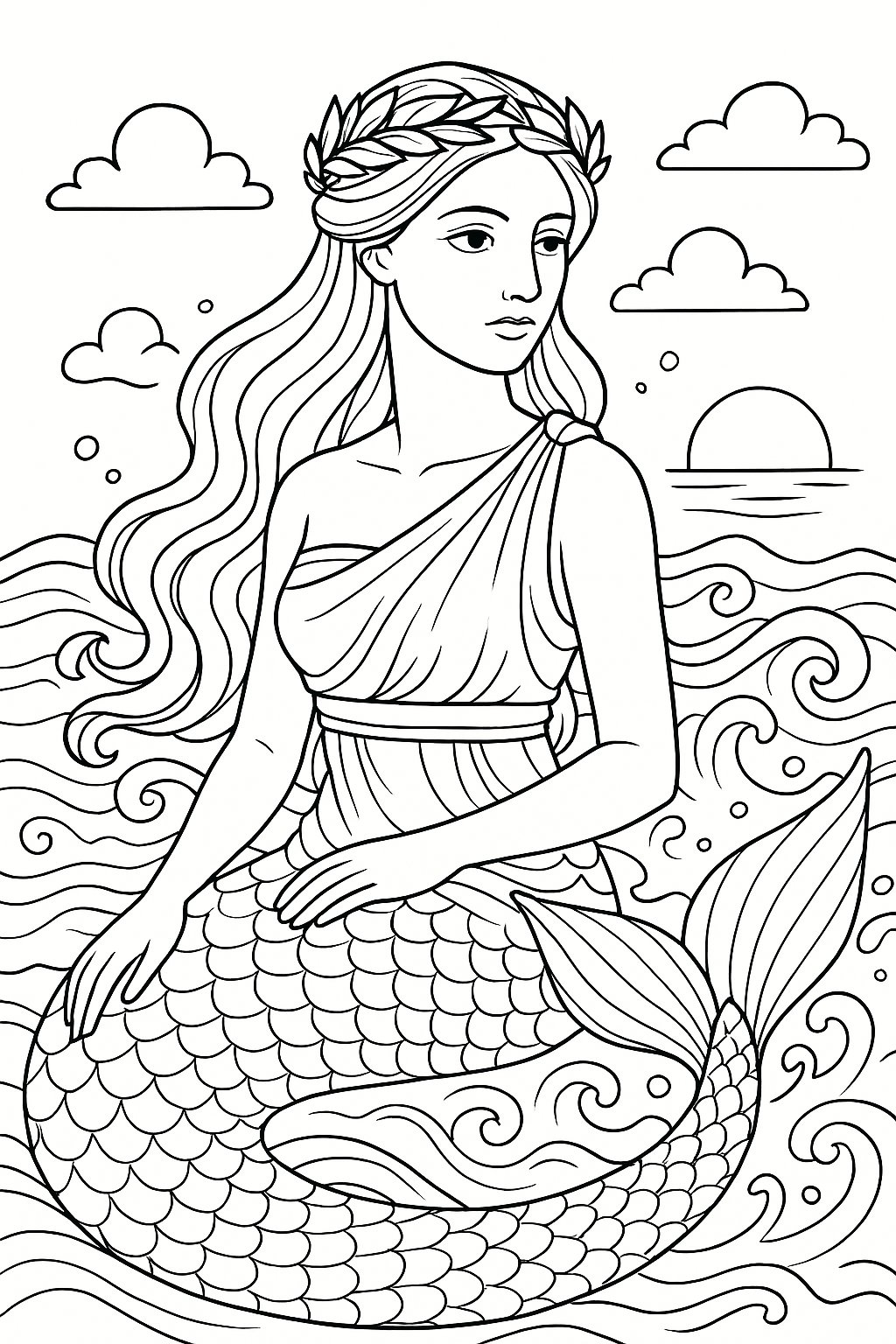 Nàng tiên cá cổ điển Hy Lạp