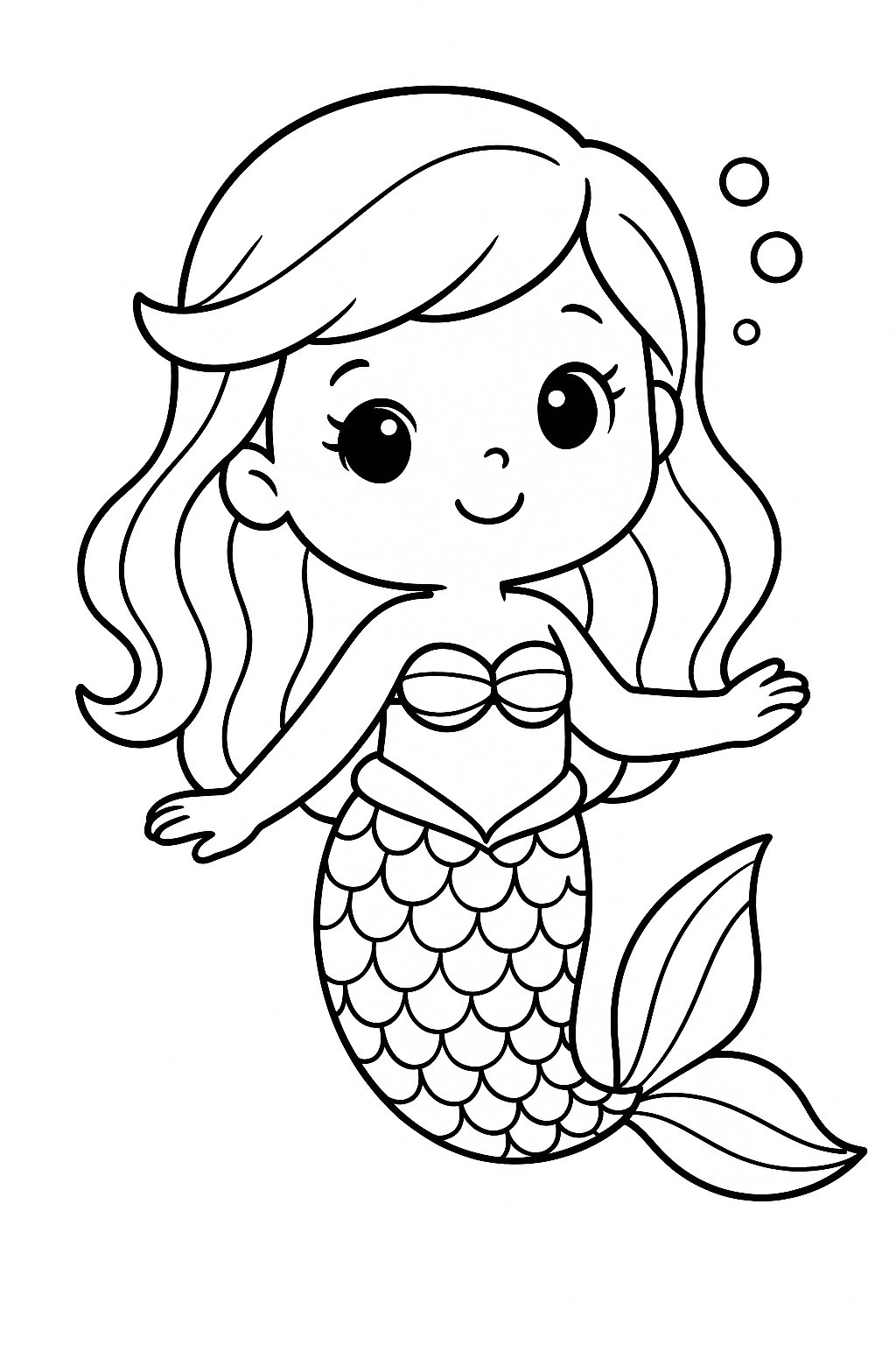 Nàng tiên cá dễ thương