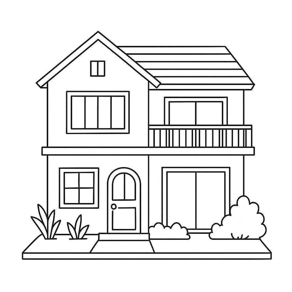 Ngôi nhà búp bê hiện đại sang trọng