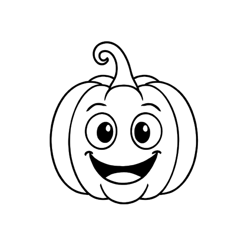 Tô màu quả bí ngô cho bé đẹp nhất 2025