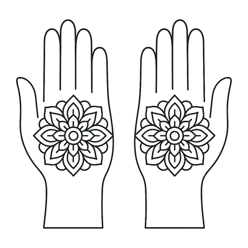 Tranh tô màu đôi bàn tay cho bé 2025 tải PDF miễn phí