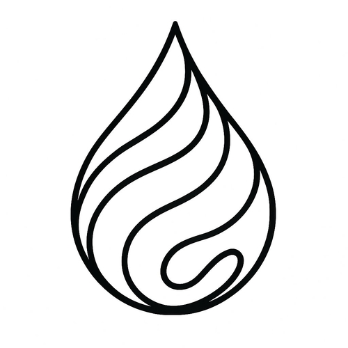 Tranh tô màu giọt nước cho bé 2025 - Hình PDF tải nhanh