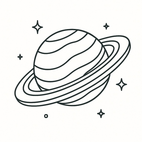 Tô màu hành tinh cho bé đẹp sáng tạo 2025 tải PDF