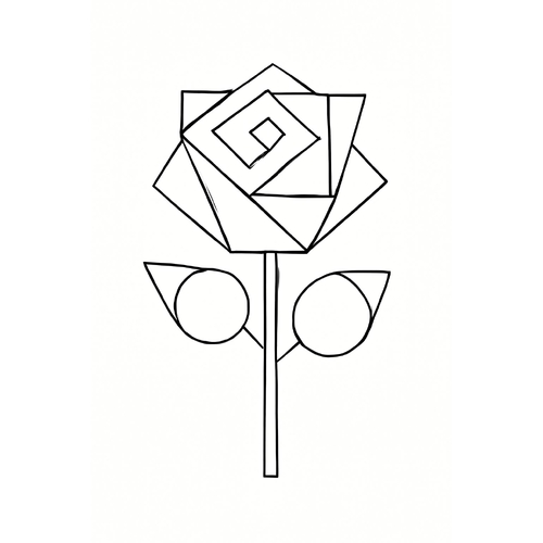 Tranh tô màu hoa hồng đẹp cho bé 2025 | Tải PDF