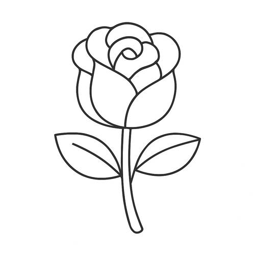 Tranh tô màu hoa hồng đẹp cho bé 2025 | Tải PDF