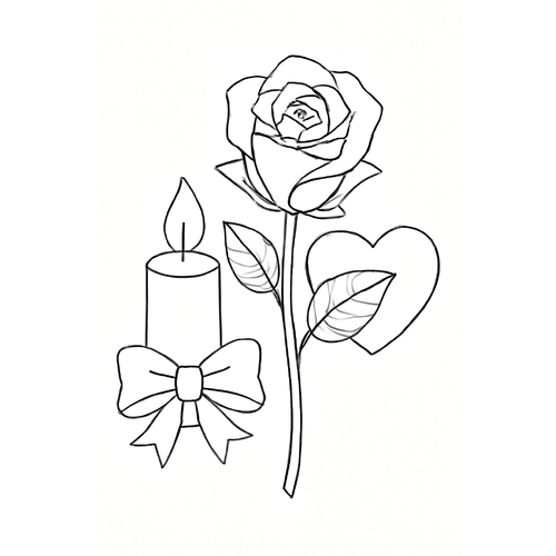 Tranh tô màu hoa hồng đẹp cho bé 2025 | Tải PDF