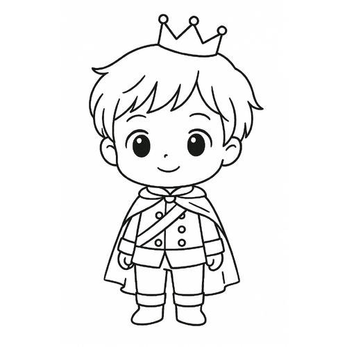 Tô màu hoàng tử cho bé đẹp nhất 2025
