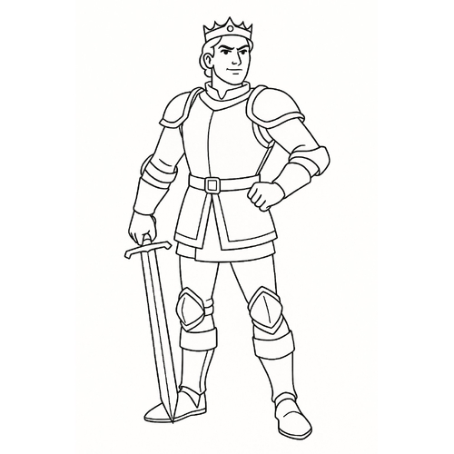 Tô màu hoàng tử cho bé đẹp nhất 2025