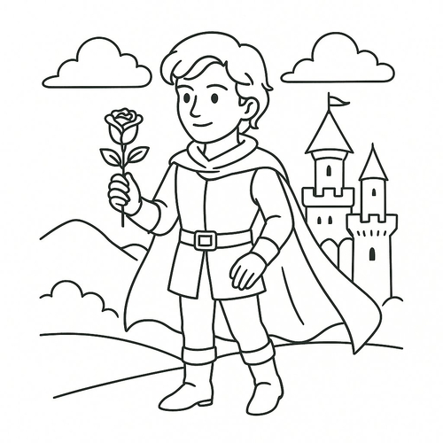 Tô màu hoàng tử cho bé đẹp nhất 2025