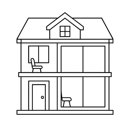 Tô màu ngôi nhà búp bê cho bé đẹp 2025 tải PDF