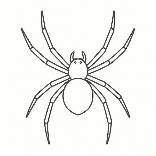 Tô màu con nhện cho bé đẹp nhất 2025 tải PDF