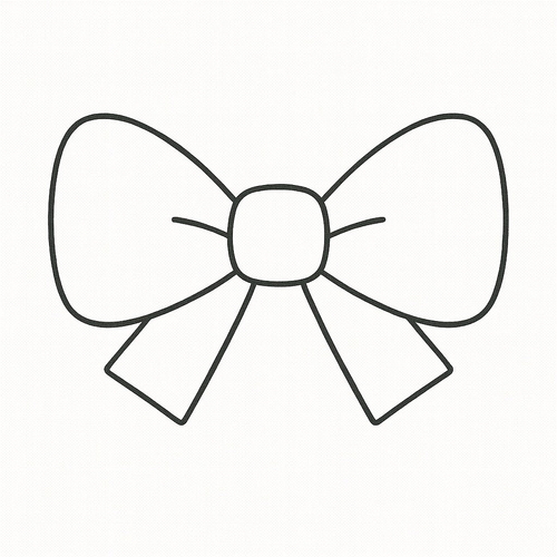 Tô màu cái nơ cho bé đẹp nhất 2025