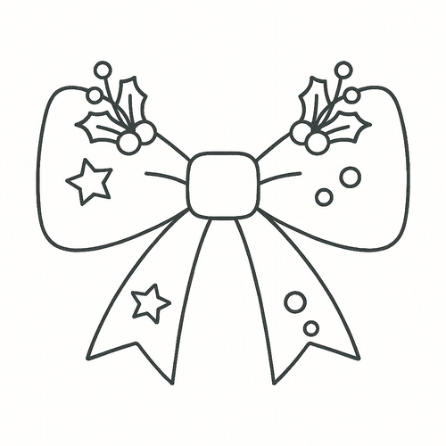 Tô màu cái nơ cho bé đẹp nhất 2025