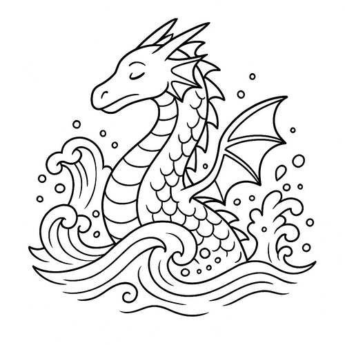 Rồng tô màu cho bé đẹp nhất 2025 dễ tải PDF