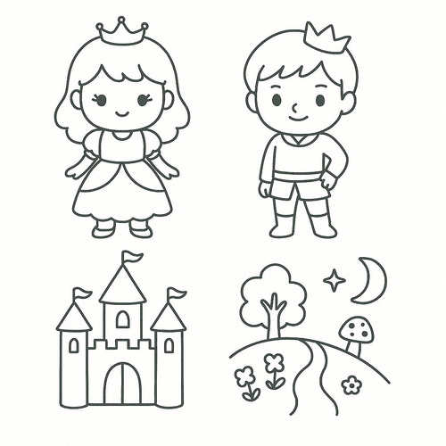 Tranh tô màu cho bé 6 tuổi 2025 | Tải PDF miễn phí