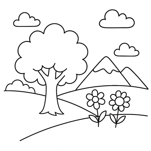 Tranh tô màu cho bé 6 tuổi 2025 | Tải PDF miễn phí