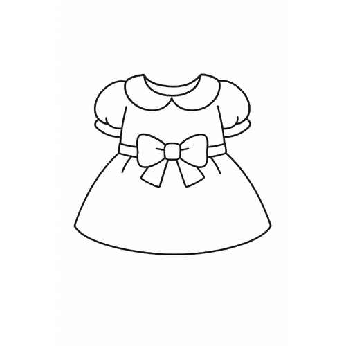 Tô màu cái váy cho bé đẹp nhất 2025 tải PDF