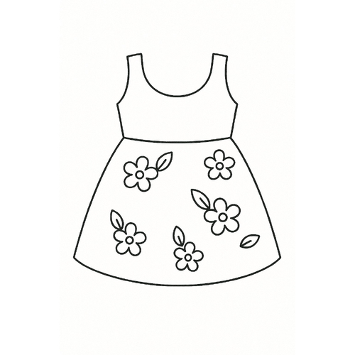 Tô màu cái váy cho bé đẹp nhất 2025 tải PDF