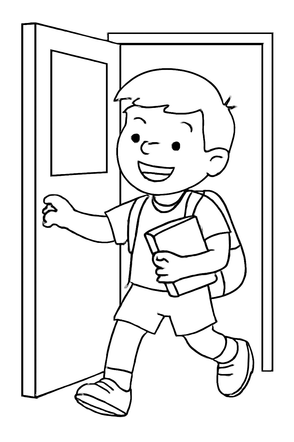 Bé Vào Lớp Học