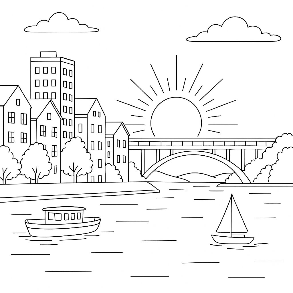 Thành phố ven sông