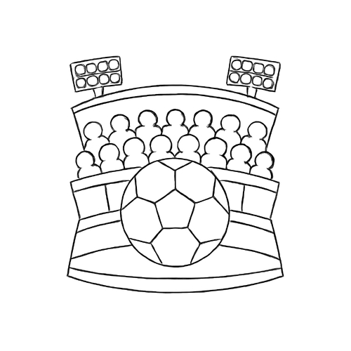 Tranh tô màu bóng đá cho bé 2025