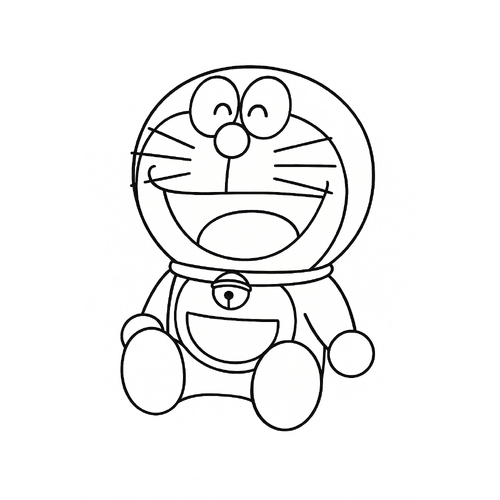 101+ Tranh tô màu Doremon nhiều phong cách kute dễ thương trẻ cực thích 2025