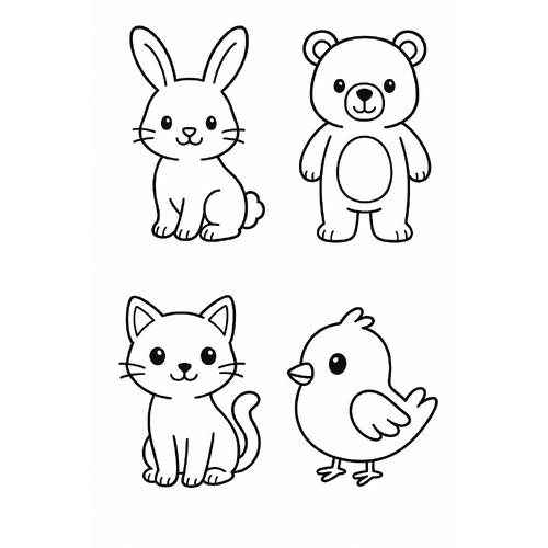 Giấy Tô Màu Cho Bé - Tranh Tô Màu Năm 2025