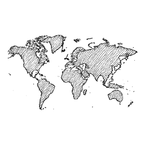 Tô màu bản đồ thế giới cho bé 2025 - Tranh &amp; PDF miễn phí