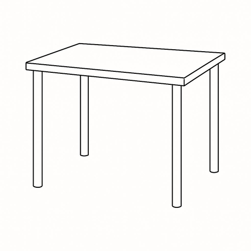 Tô màu cái bàn cho bé 2025 - Tranh &amp; PDF miễn phí