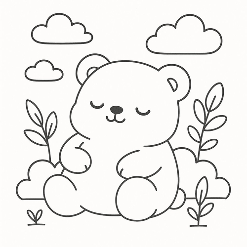 Tô màu kem cho bé 2025 - Hình và PDF sinh động