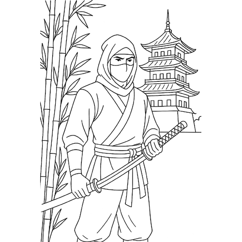 Tranh tô màu cổ trang cho bé 2025 - PDF tải nhanh