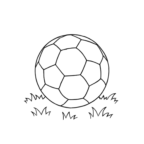 Tranh tô màu bóng đá cho bé 2025
