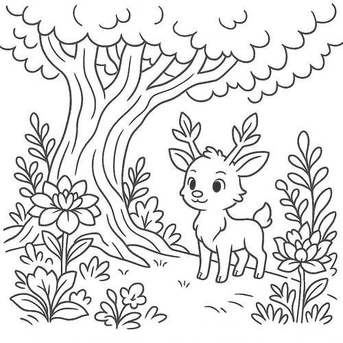 Tranh tô màu truyện cổ tích Việt Nam cho bé 2025