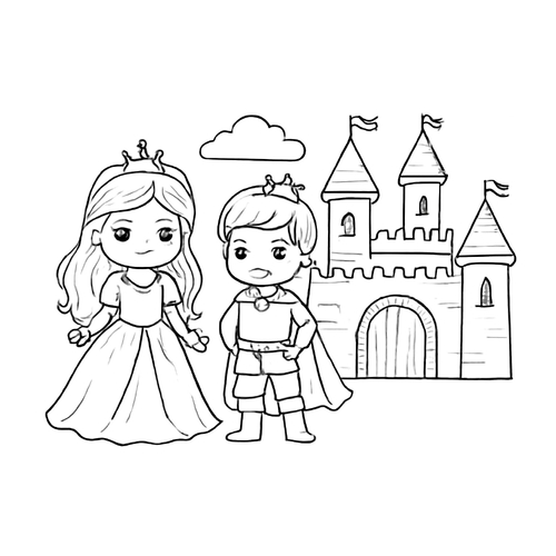 Tranh vẽ chưa tô màu cho bé 2025